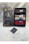 CALVIN KLEIN KUTULU PAMUK 3'LÜ ERKEK BOXER - SİYAH YAZILI