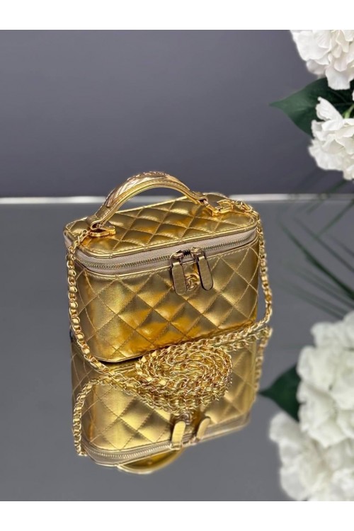 CHANEL MİNİ FLAP ÇANTA - GOLD