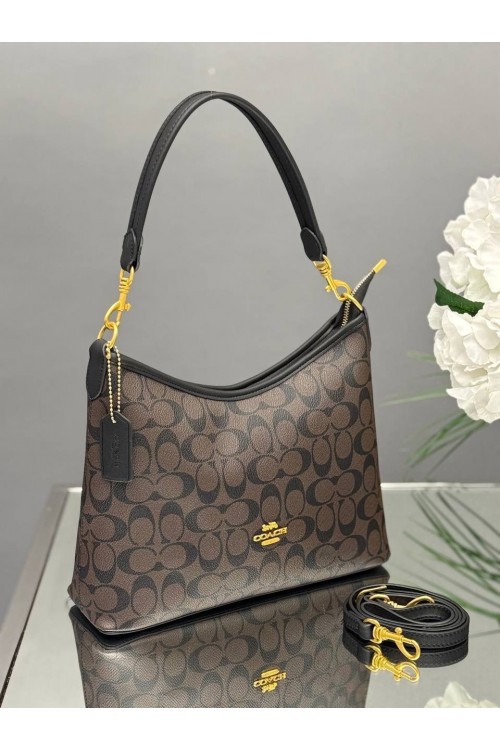 COACH LAUREL EL VE OMUZ ÇANTASI -  KAHVE